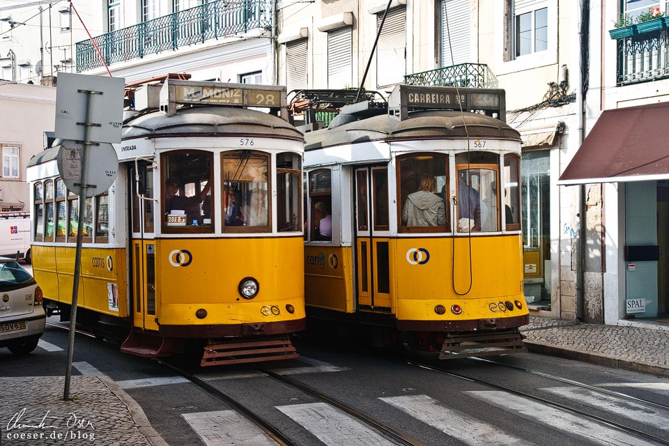 Straßenbahn (Tramway) in Lissabon