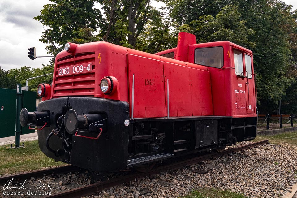 Lokomotive 2060 in Stammersdorf am Stadtwanderweg 5 in Wien