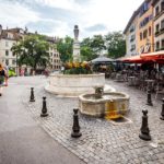 Der Place du Bourg-de-Four in Genf