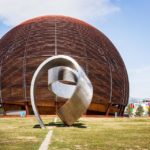 Ausstellungsraum "Globus" am Gelände des Kernforschungsinstituts CERN