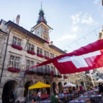 Rathaus auf dem Place de la Palud in Lausanne