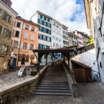 Die Treppe Escaliers du Marché in Lausanne