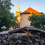 Gastgarten des Café Romand in Lausanne