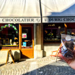 Durig Chocolatier in einer Seitengasse in der Altstadt von Lausanne