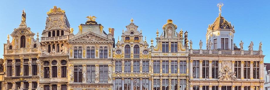 Historische Gebäude auf dem Grand Place in Brüssel
