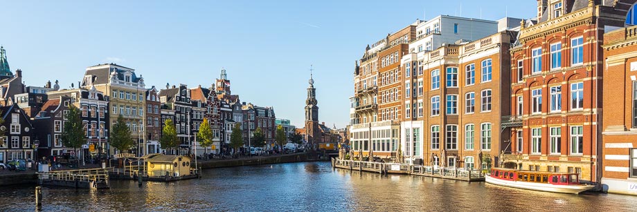 Grachtenkanal in Amsterdam