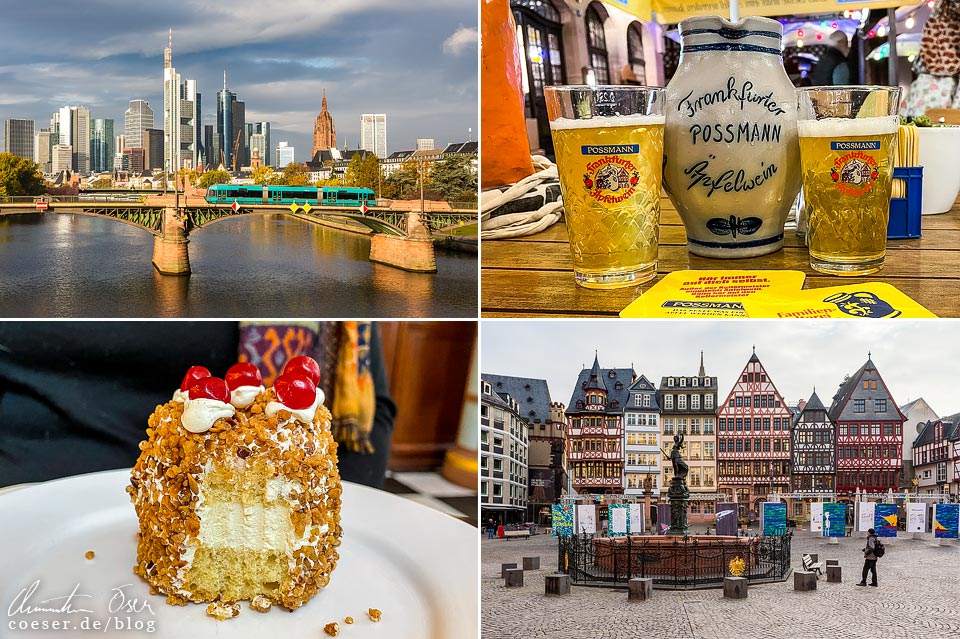 Fotos aus Frankfurt/Main: Skyline, Apfelwein, Kranz, Römer