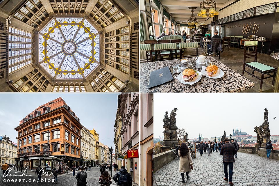 Fotos aus Prag: Palác Koruna, Grand Café Orient, Haus zur Schwarzen Muttergottes, Karlsbrücke