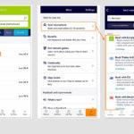 Screenshots der Interrail-App Rail Planner
