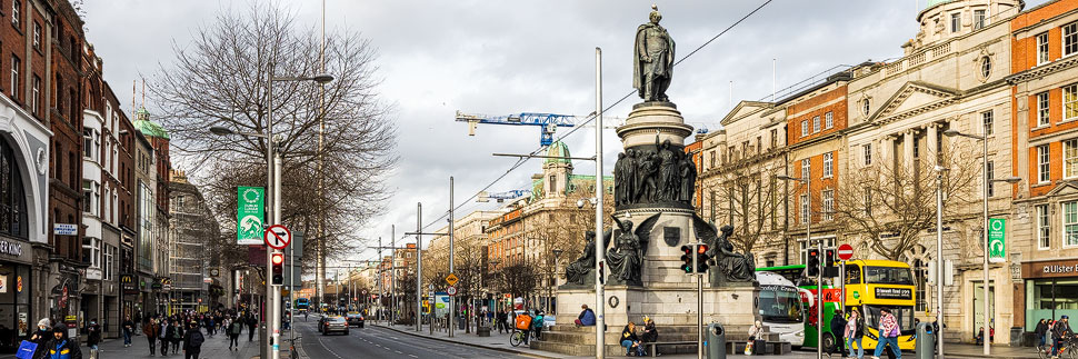 Die O’Connell Street in Dublin