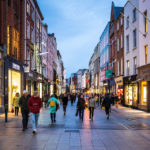Die Einkaufsstraße Grafton Street in Dublin