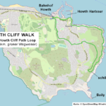 Karte des Howth Cliff Walk: Cliff Path Loop