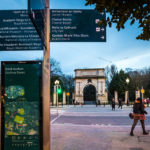 Triumphbogen Fusilier's Arch vor dem St Stephen's Green in Dublin