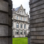 Blick auf das Graduates' Memorial Building im Trinity College