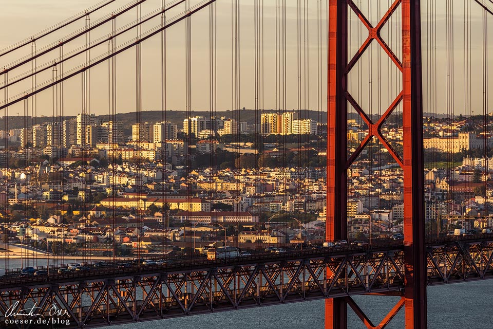 Fotospots Lissabon: Cristo Rei und Ponte 25 de Abril