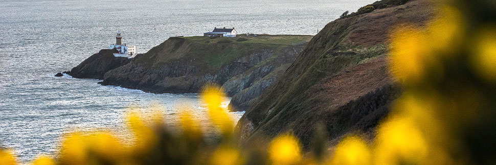 Baily Lighthouse am Howth Cliff Walk