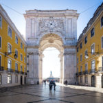 Triumphbogen Arco da Rua Augusta in Lissabon