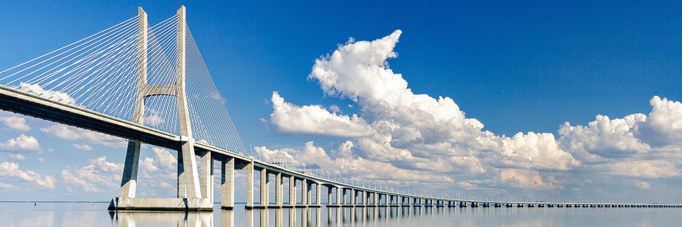 Brücke Vasco da Gama in Lissabon