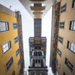 Der Aufzug Elevador de Santa Justa in Lissabon