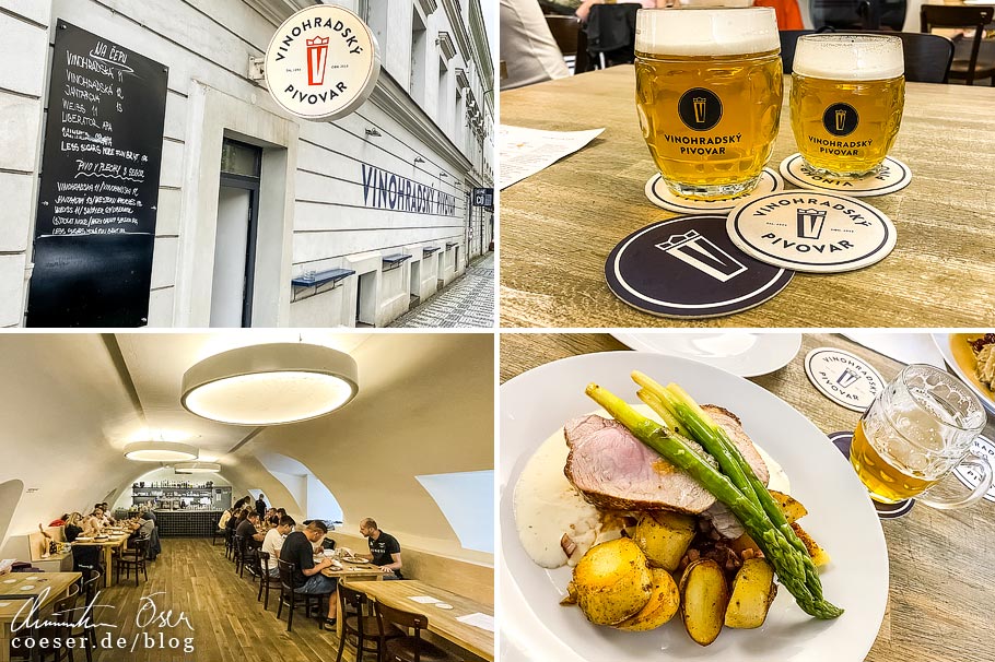 Weinberger Brauerei (Vinohradský Pivovar) in Prag