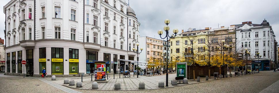 Platz Jiráskovo náměstí in Ostrava