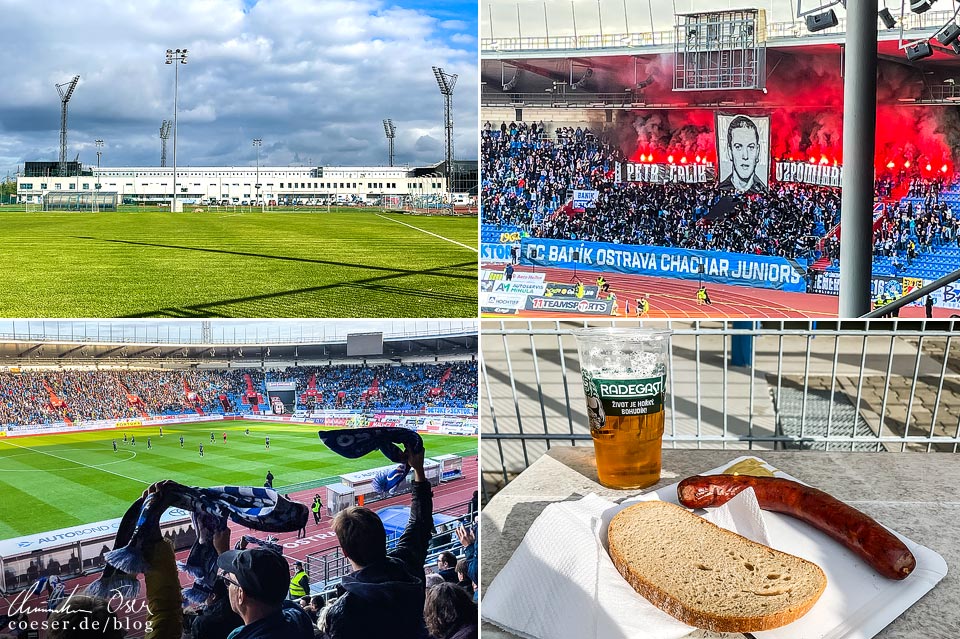 Fotos aus dem Stadion von Banik Ostrava