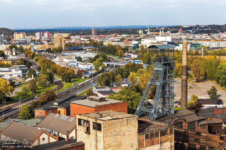 Ausblick vom Bolt Tower auf die Stadt Ostrava