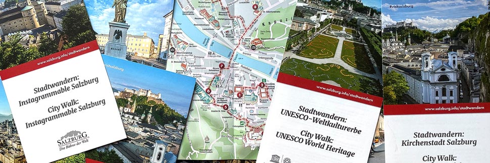 Infofolder Stadtwandern in Salzburg