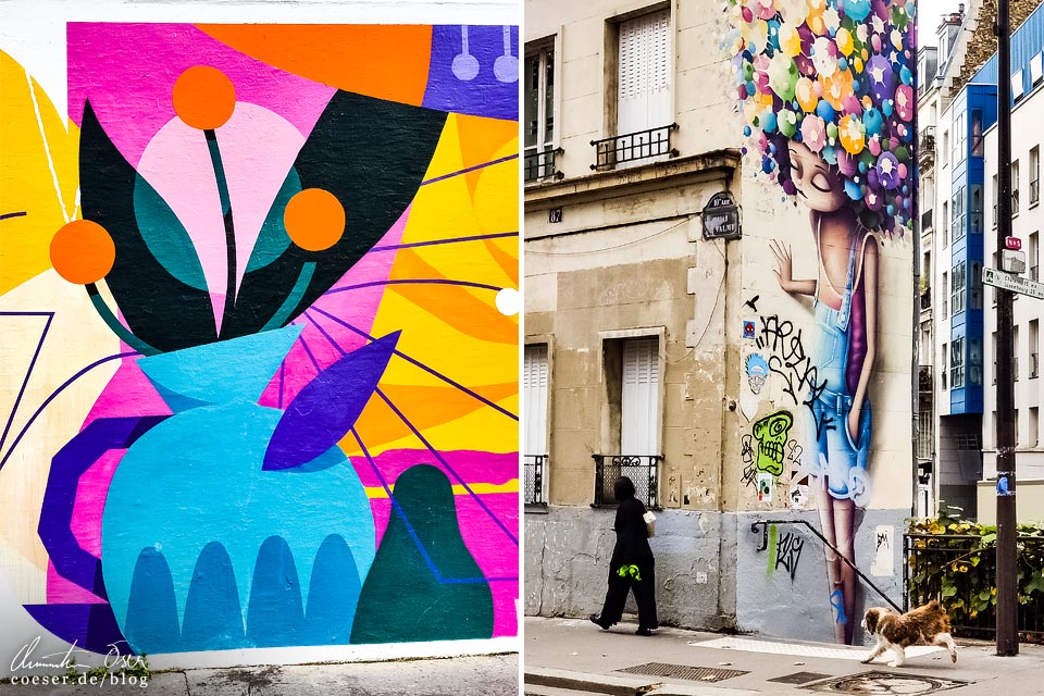 Street Art Paris: Opera, woizo, Siseng und Vinie