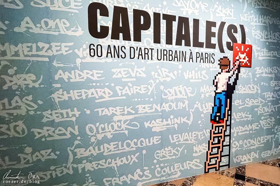 Plakat der Ausstellung CAPITALE(S) – 60 Jahre Street Art in Paris