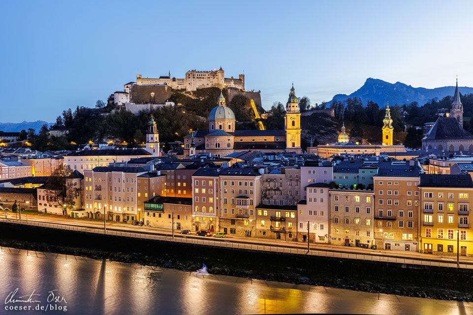 Fotospots und Aussichtspunkte in Salzburg: Kapuzinerberg / Klostermauer
