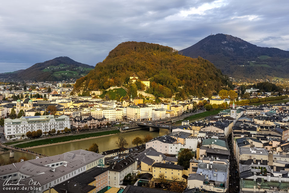 Fotospots und Aussichtspunkte in Salzburg: Mönchsberg / Bürgerwehr