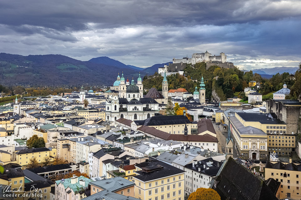 Fotospots und Aussichtspunkte in Salzburg: Mönchsberg / Museum der Moderne