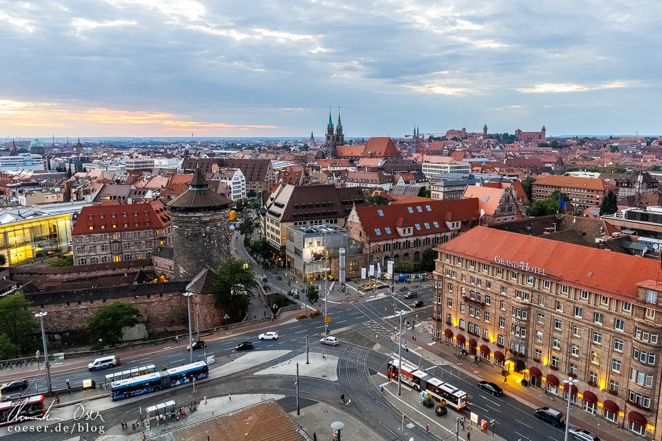 Inspiration für Interrail: Panorama von Nürnberg