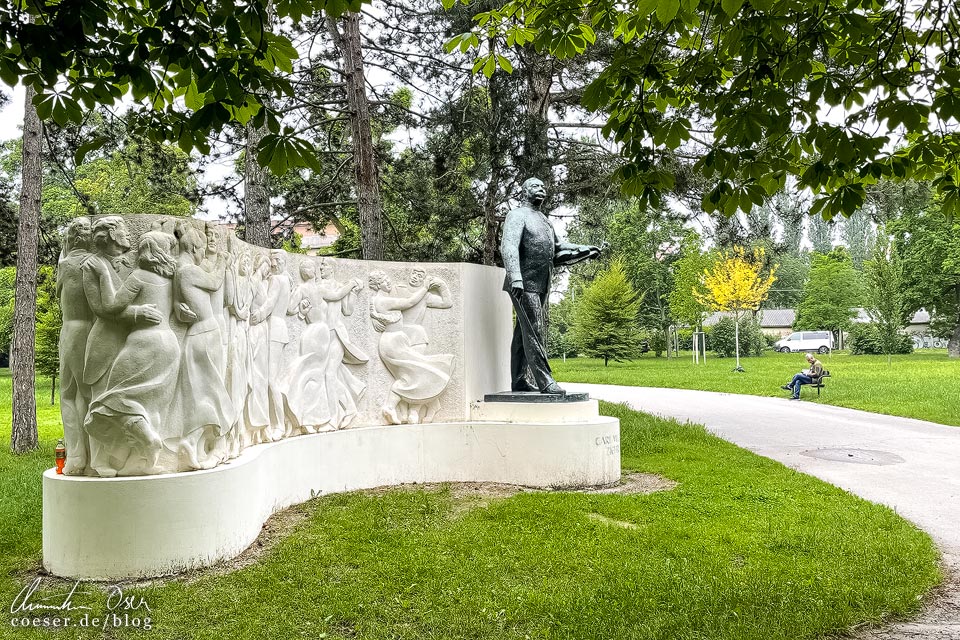 Wien, Stadtwanderweg 9: Das Carl-Michael-Ziehrer-Denkmal