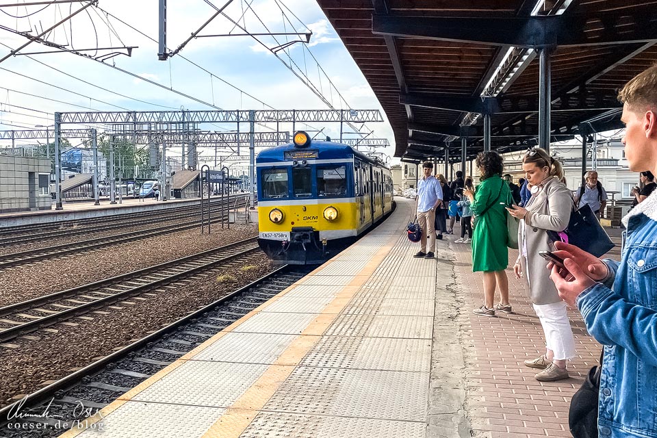 S-Bahn SKM im Hauptbahnhof Gdynia