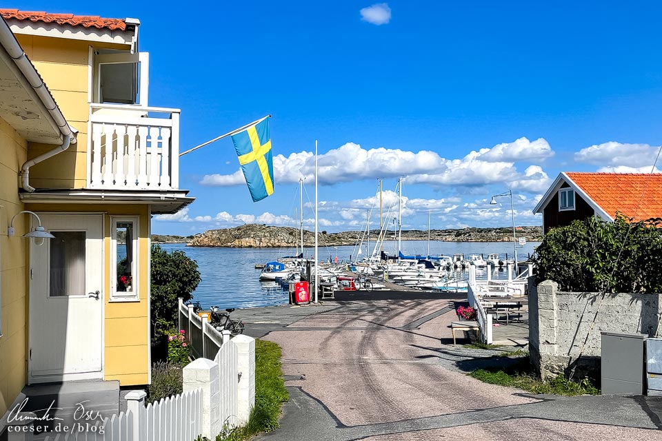 Hafen Styrsö Tången auf den Göteborger Schären