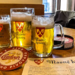 Budweiser Bier in der Brauereigaststätte Masné krámy in Budweis