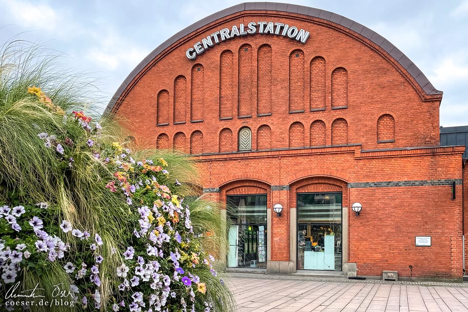 Backsteinfassade vom Hauptbahnhof in Malmö