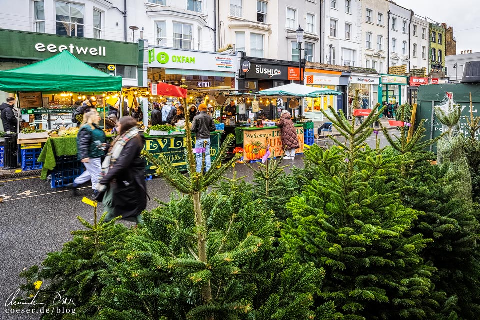 Weihnachtszeit in London: Portobello Road Market