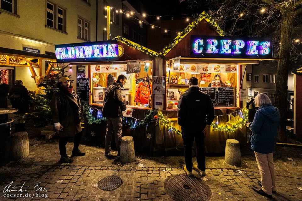 Weihnachtsmärkte Zürich: Weihnachtsmarkt Dörfli im Niederdorf