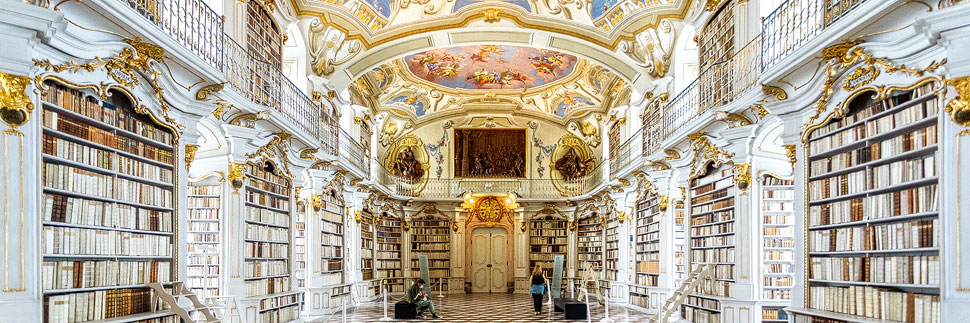 Die Klosterbibliothek im Stift Admont