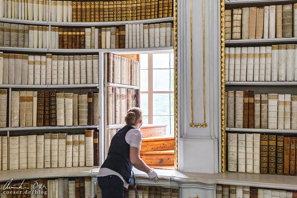 "Geheimtüren" in der Klosterbibliothek im Stift Admont 