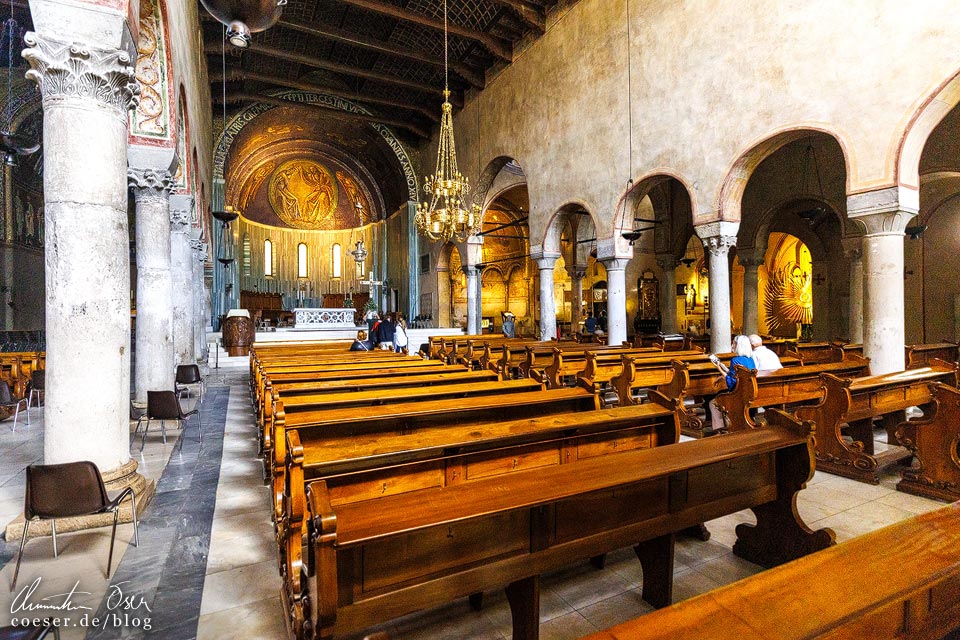 Innenansicht der Cattedrale di San Giusto Martire in Triest