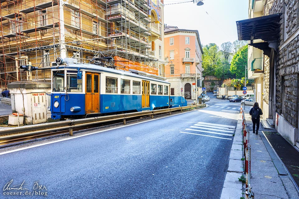 Die Straßenbahn Tranvia di Opicina in Triest