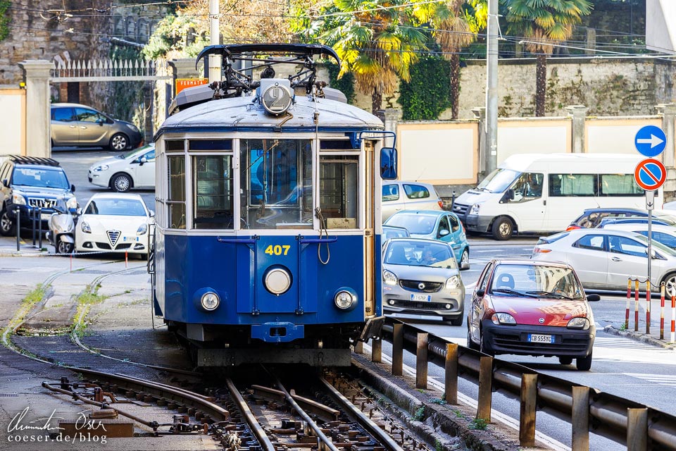 Die Straßenbahn Tranvia di Opicina in Triest