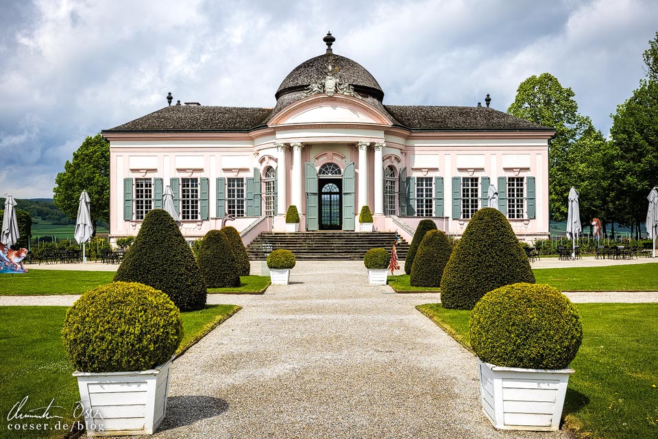 Der Gartenpavillon im Stiftspark im Stift Melk