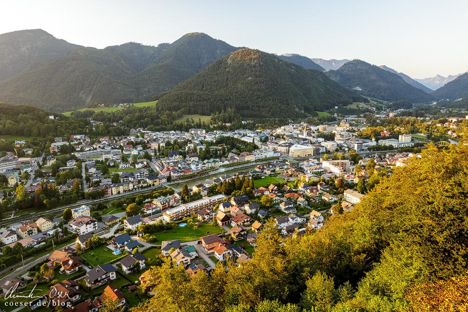 Aussicht vom Siriuskogl auf Bad Ischl