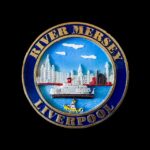 Reisesouvenir-Magnet aus Liverpool, England