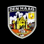 Reisesouvenir-Sticker aus Den Haag, Niederlande